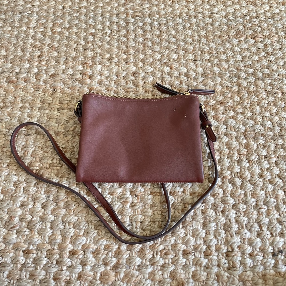 Brown crossbody bag